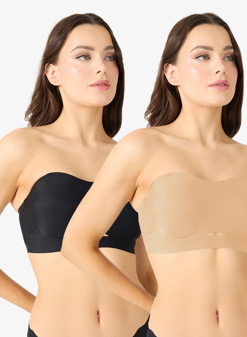 جينجر صدرية مبطنة بدون أسلاك بتصميم سلس ورفع - Image 1